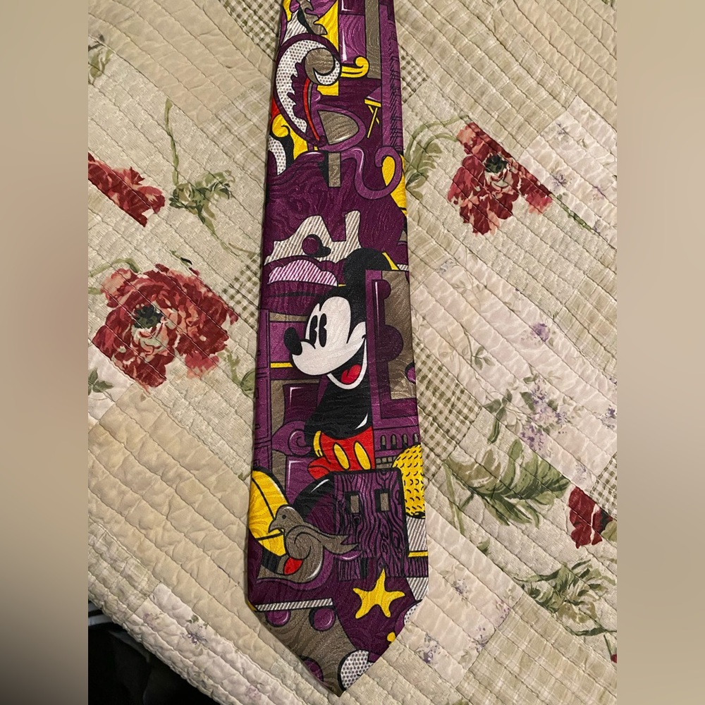 Men’s New Disney Mickey Mouse Tie